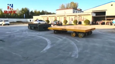 Customized trackless transfer cart